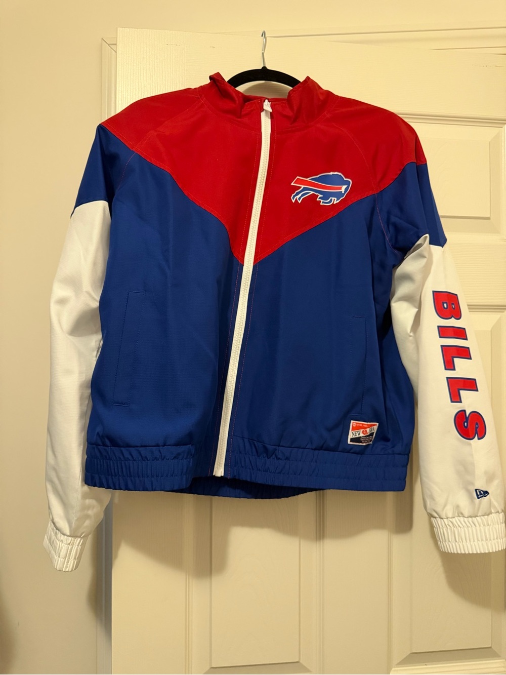 New Era Buffalo Bills Red Blue White Track Jacket
